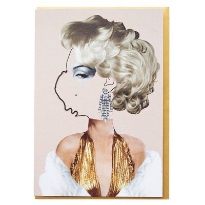 Cartolina d'auguri di Marilyn