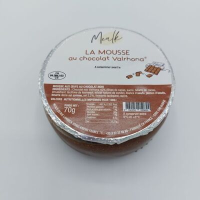 Mousse de chocolate Valrhona Mealk