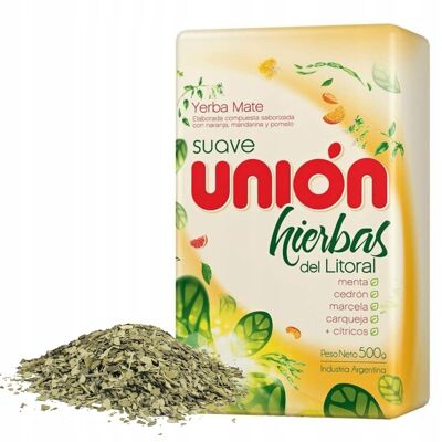 Yerba mate Unión hierbas del litoral 500g