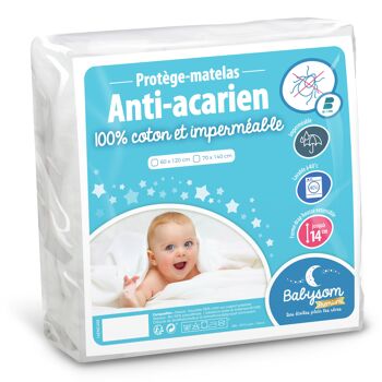 Babysom - Protège Matelas Bébé Anti-acarien - 70x140 1