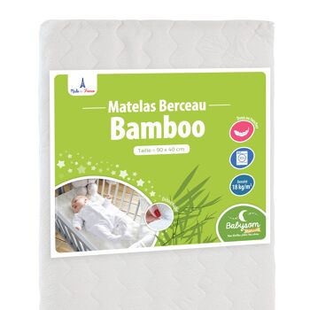 Babysom - Matelas de Berceau Bamboo 1