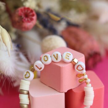 Perles lettres "Love" pour bracelet à personnaliser 2