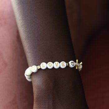 Perles lettres "Love" pour bracelet à personnaliser 3