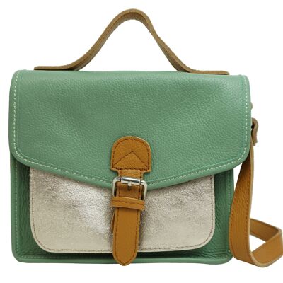 Satchel-style bag with shiny pocket Daniel Green water