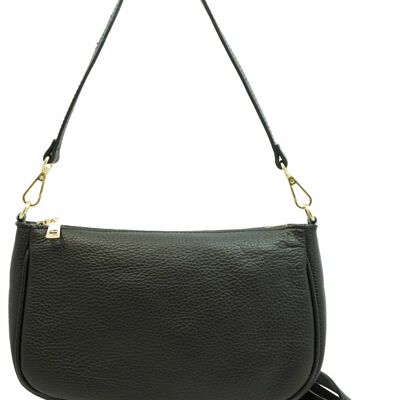 Bolso baguette Kiara pequeño Negro