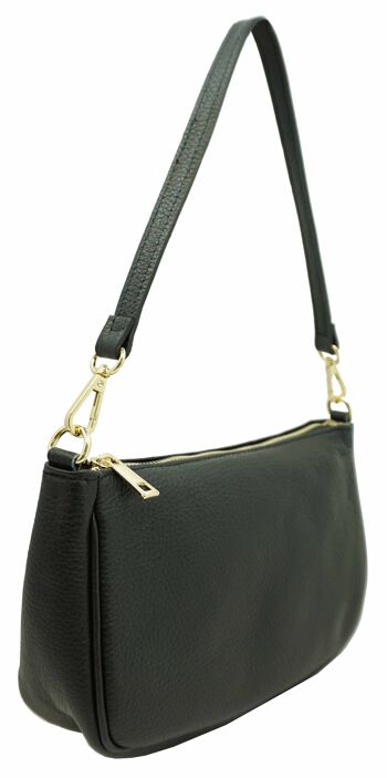 Petit sac baguette Kiara Noir 4