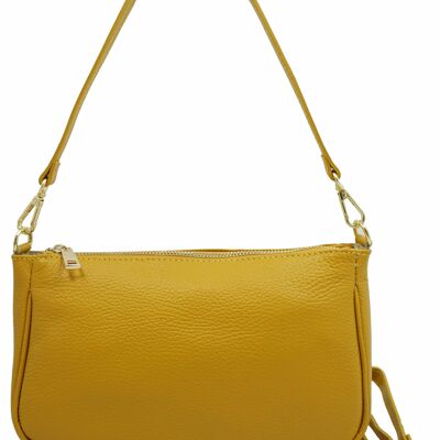 Bolso baguette Kiara pequeño Amarillo