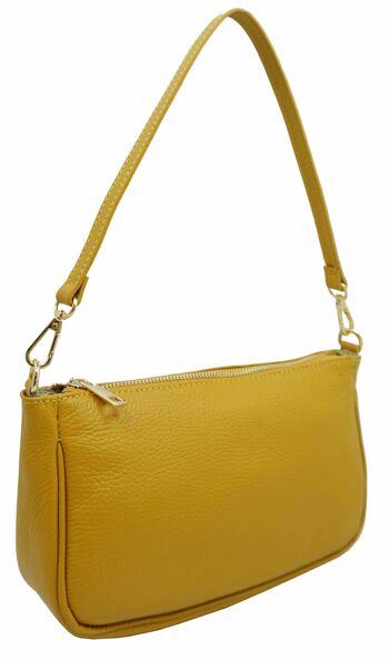 Petit sac baguette Kiara Jaune 3