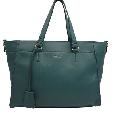 Borsa tote grande W201001 Blu anatra