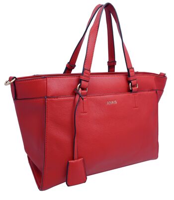 Grand sac cabas W201001 Rouge 2