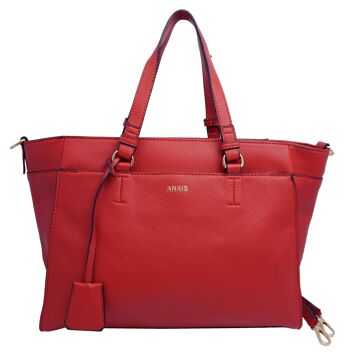 Grand sac cabas W201001 Rouge 4