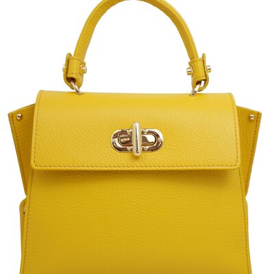 Borsa Jaïna in pelle Giallo