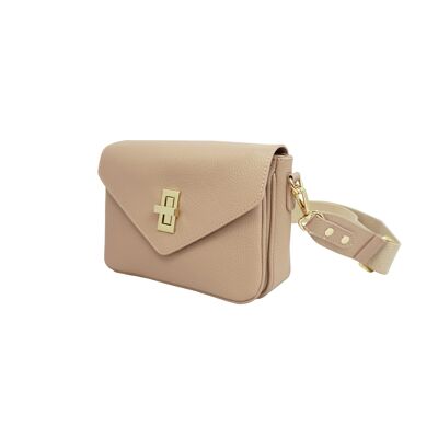 Palma Nude leather shoulder bag