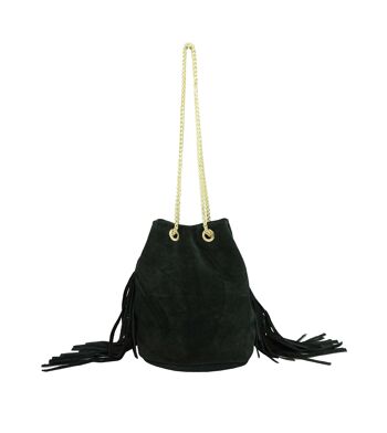 Sac sceau cloutés Capucine Noir 5