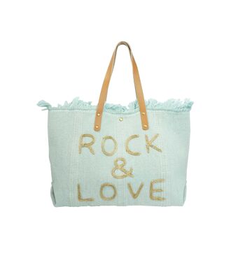 Grand sac cabas Rock & Love Ciel 1