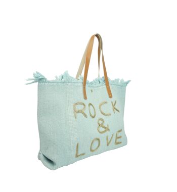 Grand sac cabas Rock & Love Ciel 2