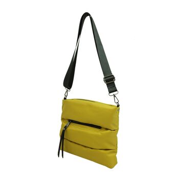 Sac bandoulière matelassé 3320022 Jaune 1