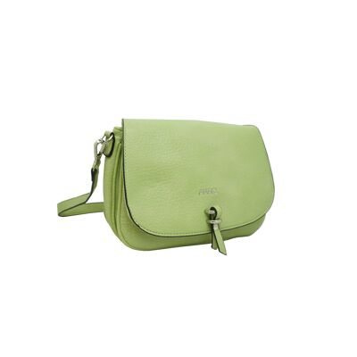 Shoulder bag with 3 compartments 36101 Water green