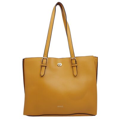 Shopping bag F839 Yellow