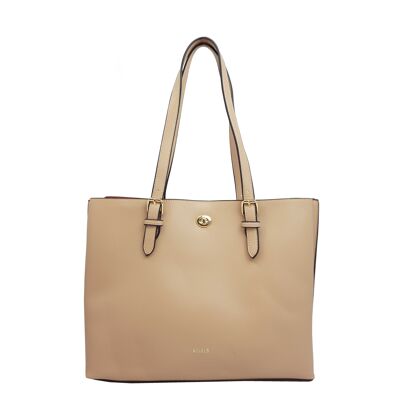Shopping bag F839 Taupe