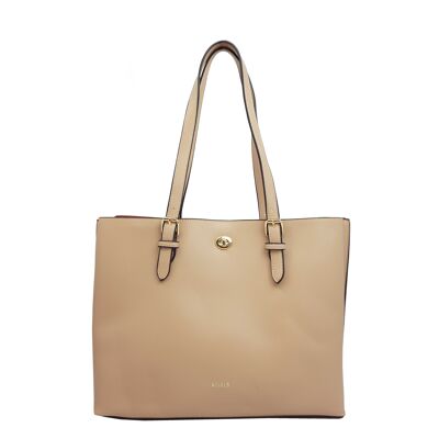 Borsa shopping F839 Taupe