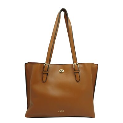 Bolso shopper F839 Camel