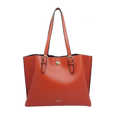 Borsa shopping F839 Arancio