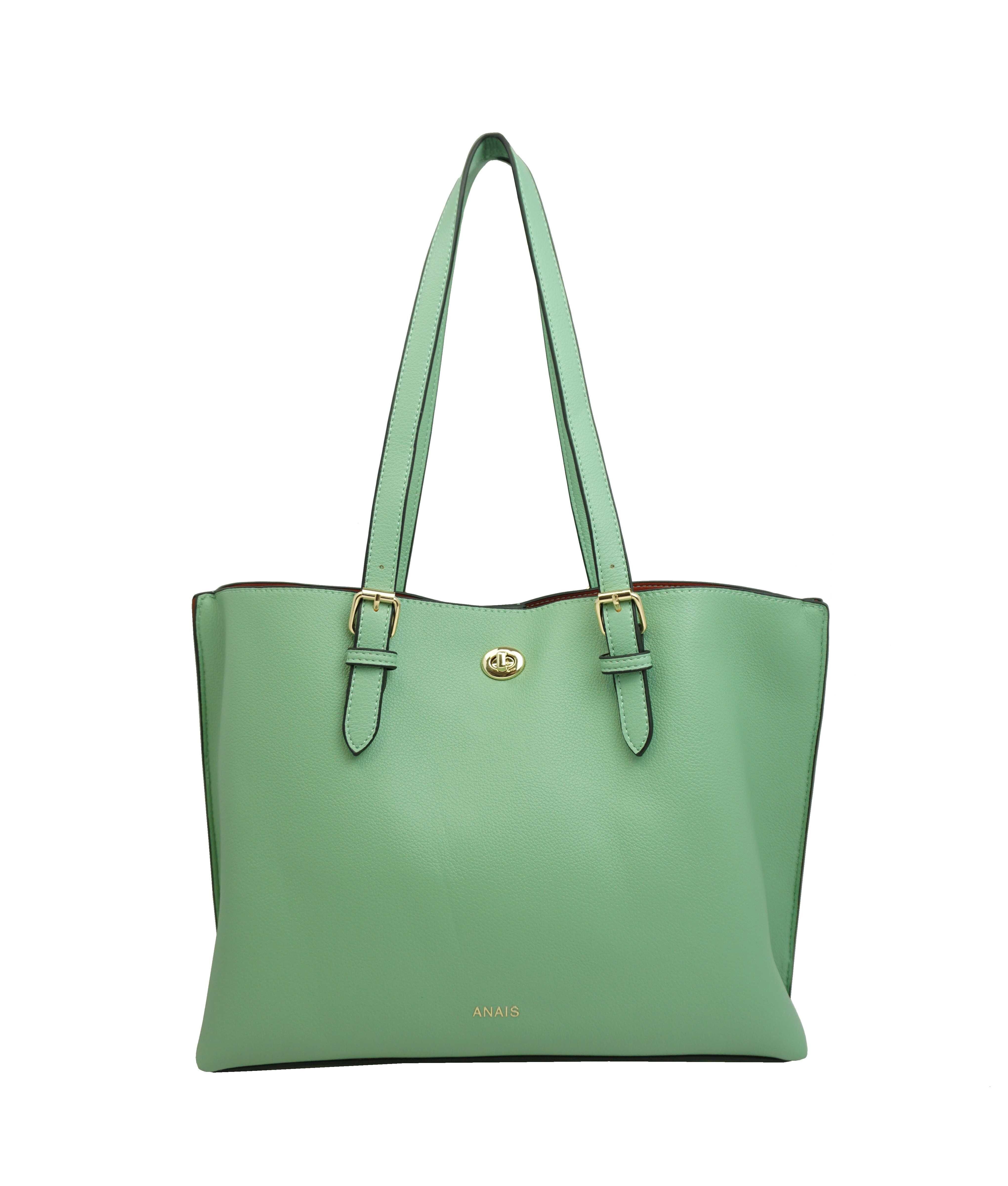 Borsa shopping F839 Verde acqua