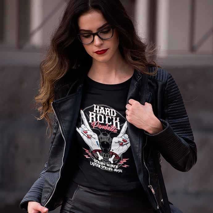 T shirt shop hard rock donna