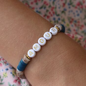 Perles lettres "Amour" pour bracelet à personnaliser (250108) 3