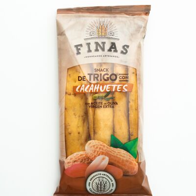 SNACK DE TRIGO CON CACAHUETES 75 g.