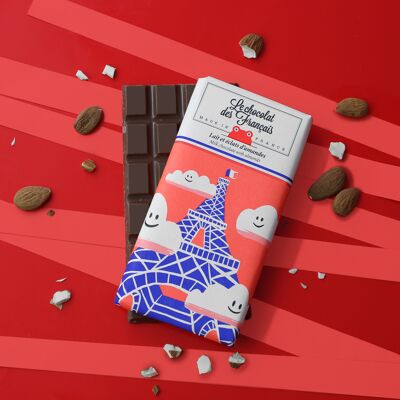 Le Chocolat Des Francais -  Chocolate Bar - Tour eiffel nuage