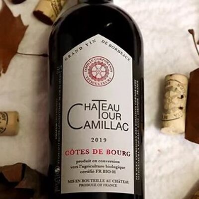 Côtes de Bourg, expresión de los dominios corporativos, Château Tour Carmillac, Añada 2019