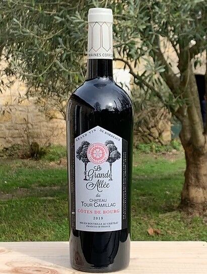 Côtes de Bourg, Ausdruck der Corporandy Domains, La Grande Allée du Château Tour Carmillac, Jahrgang 2019