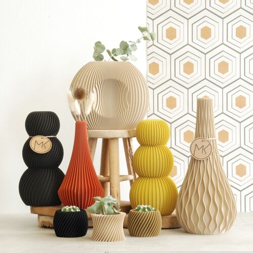 Vases MK l'atelier pour fleurs séchées - Pack Style