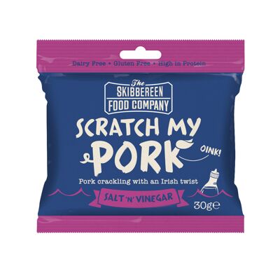 Scratch My Pork - Ciccioli di maiale / Sale e aceto (24 x 30 g)