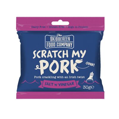 Scratch My Pork - Ciccioli di maiale / Sale e aceto (24 x 30 g)