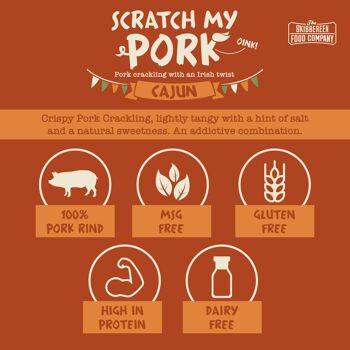 Scratch My Pork - Craquelins de Porc / Saveur Cajun (24 x 30g) 4