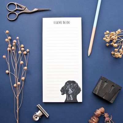 Notepad Dachshund (DIN long)