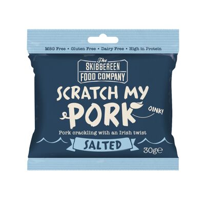 Scratch My Pork - Craquelins de Porc / Goût Salé (24 x 30g)