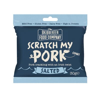 Scratch My Pork - Chicharrón de Cerdo / Sabor Salado (24 x 30g)