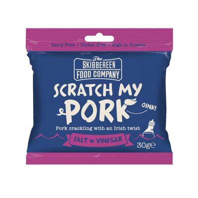 Scratch My Pork - Chicharrón de Cerdo / Sal y Vinagre (24 x 30g)