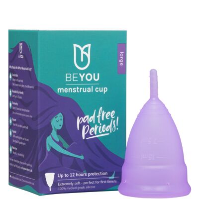 Be You Umweltfreundliche Menstruationstasse (groß)