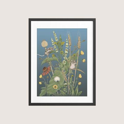 Meadow Mice - Framed Print - 12 x 16