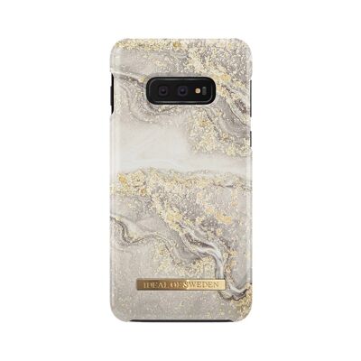 Coque Ideal of Sweden Fashion Sparkle Marble pour Samsung Galaxy S10 edge - Greige