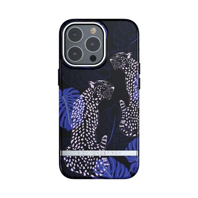 Coque Richmond&Finch Blue Cheetah pour iPhone 13 Pro
