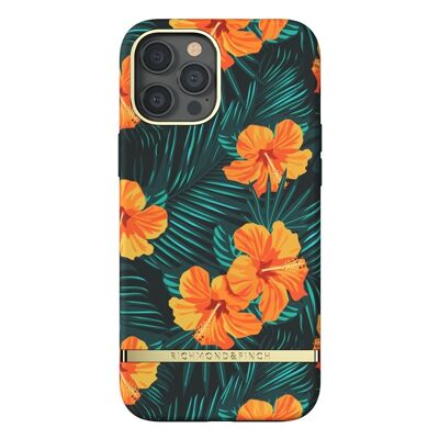 Coque Richmond&Finch Orange Hibiscus pour iPhone 12 Pro Max