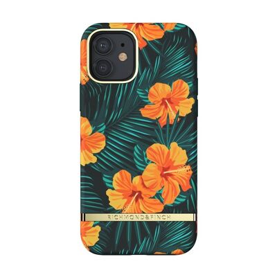 Coque Richmond&Finch Orange Hibiscus pour iPhone 12 et iPhone 12 Pro