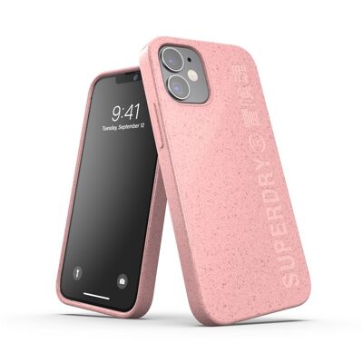 Coque Superdry Snap Case Compostable pour iPhone 12 Mini - Rose