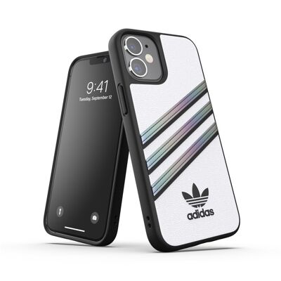 Coque Adidas Originals 3 Stripes pour iPhone 12 Mini - Blanche